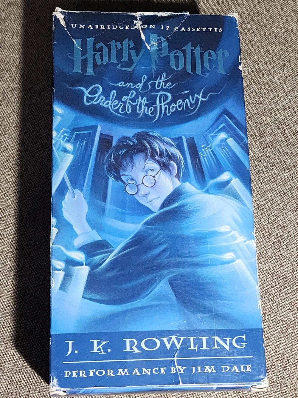 Harry Potter and the Order of the Phoenix Audiobook 17 Cassette Box Set Jim Dale